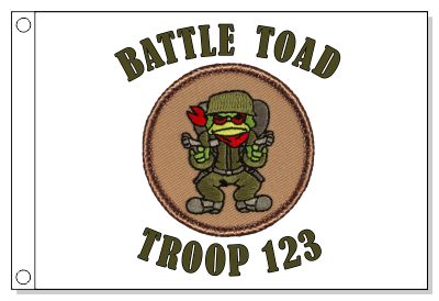 Battle Toad Patrol Flag