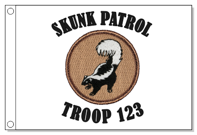 Skunk Patrol Flag