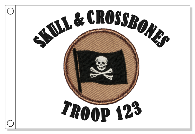 Skull and Crossbones Patrol Flag