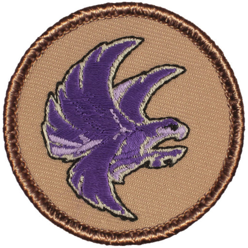 Falcon Mascot Purple