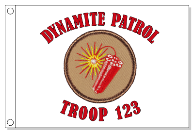 Dynamite Patrol Flag