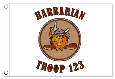 Barbarian Patrol Flag