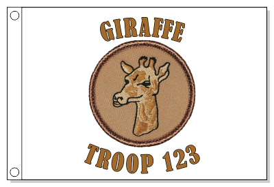 Giraffe Patrol Flag