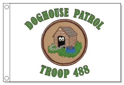 Doghouse Patrol Flag