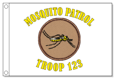Mosquito Patrol Flag
