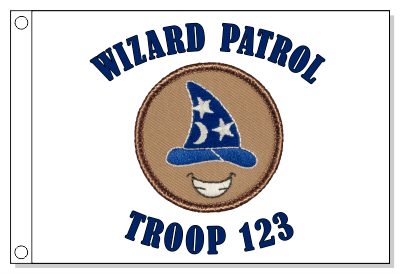 Wizard Hat - Happy Patrol Flag