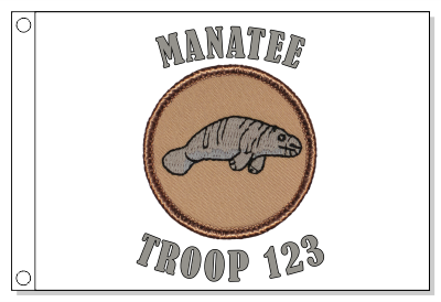 Manatee Patrol Flag