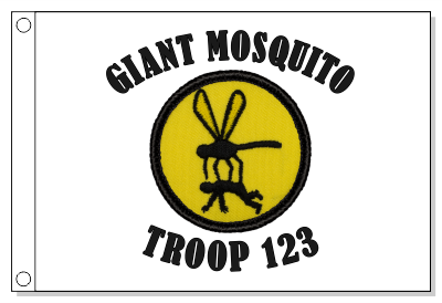 Giant Mosquitol Patrol Flag