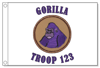 Gorilla - Purple Patrol Flag
