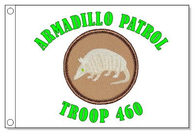 Armadillo - Radioactive Patrol Flag