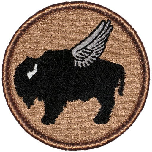 Flying Buffalo - Black Patrol Patch