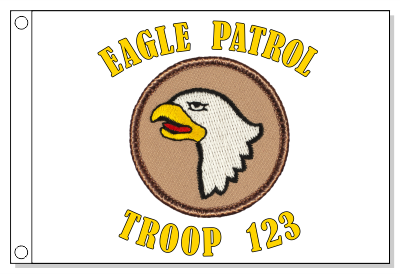 Screaming Eagle Patrol Flag