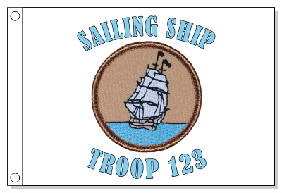 Sailing Ship Patrol Flag