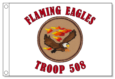 Flaming Eagle Patrol Flag