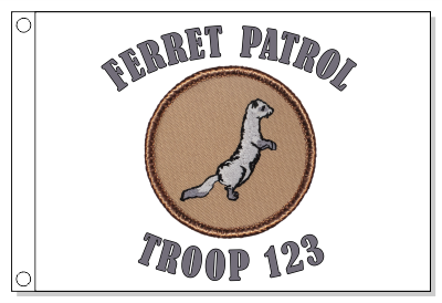 Ferret Patrol Flag