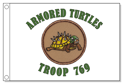 Armored Turtle Patrol Flag