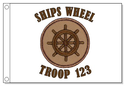Ships Wheel Patrol Flag