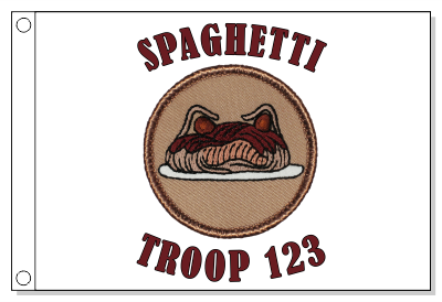 Spaghetti Monster Patrol Flag