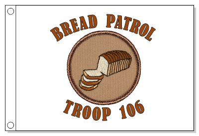 Sliced Bread Patrol Flag