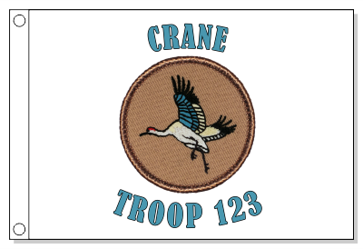 Crane Patrol Flag