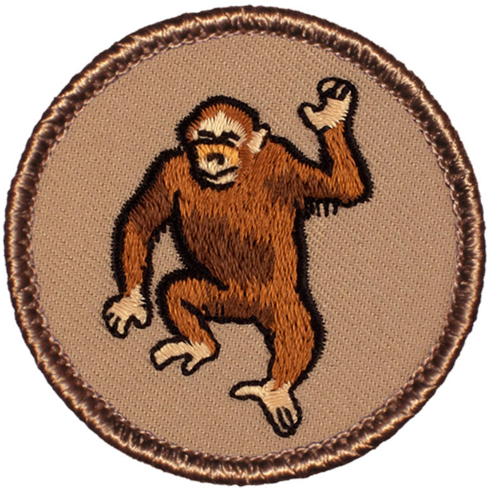 未使用PATTRIC BOYLEパトリックボイル猿monkey刺繍Gジャン Silly Monkey Patrol Patch - With Uniform — Eagle Peak Store
