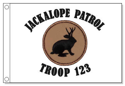 Jackalope Patrol Flag