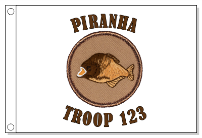 Piranha Patrol Flag