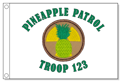 Pineapple - Nuclear Patrol Flag