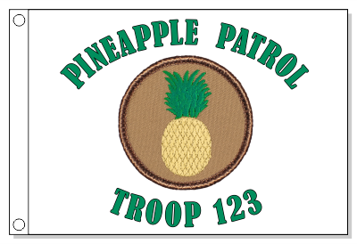 Pineapple Patrol Flag