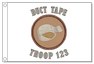 Duct Tape Patrol Flag