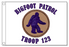 Bigfoot - Purple Patrol Flag