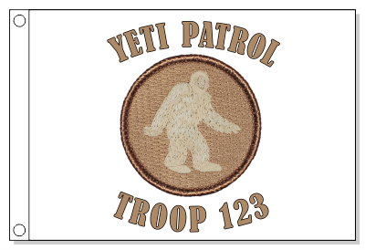 Yeti Patrol Flag