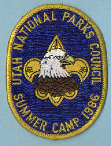 1986 Utah National Parks Camper Patch