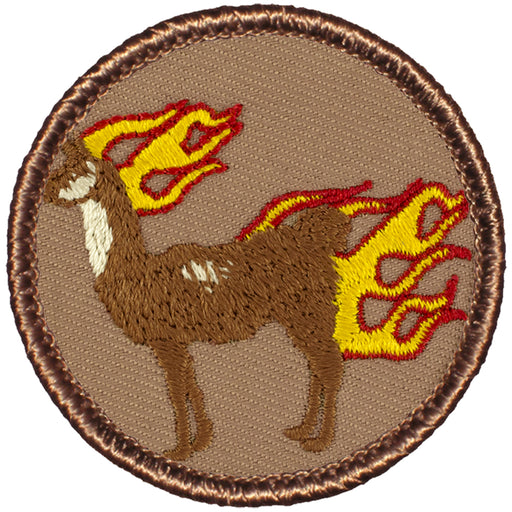 Llama - Flaming Patrol Patch