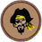 Pirate Face Patrol Patch