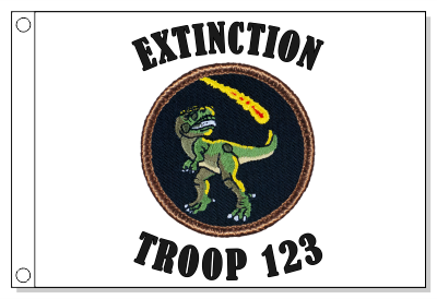 Extinction Patrol Flag