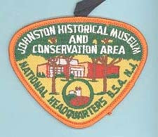 Johnston Historical Museum Patch Plastic Back