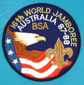 1987-88 WJ USA Contingent Jacket Patch