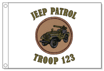 Jeep Patrol Flag