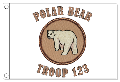 Polar Bear Patrol Flag