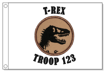 T-Rex Patrol Flag