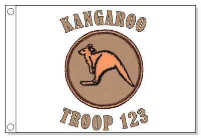 Kangaroo Patrol Flag