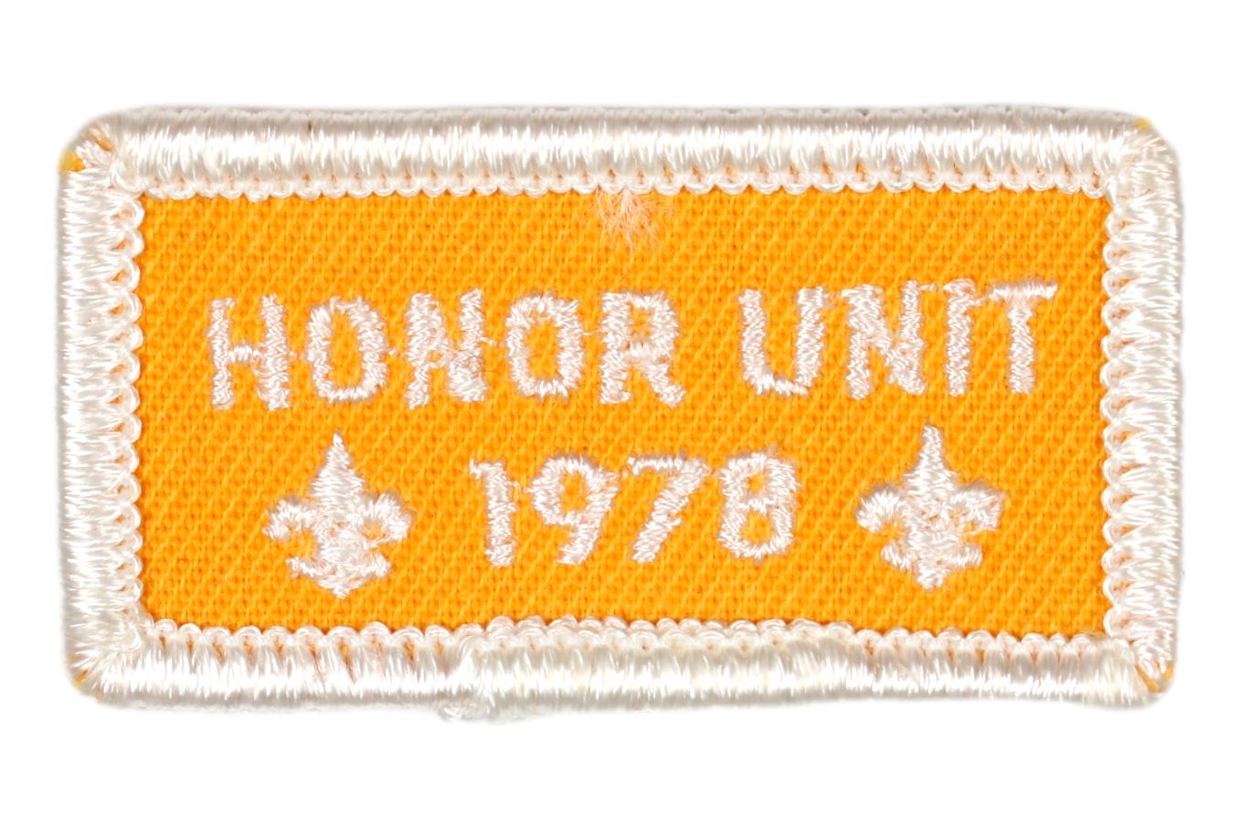 1978 Honor Unit Patch