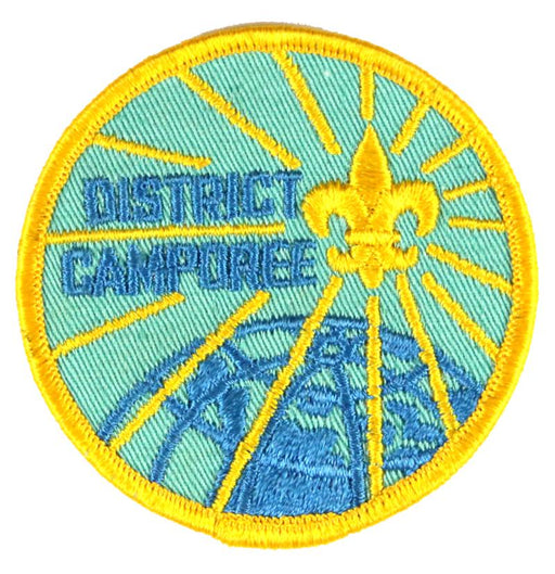 1978 Spring Camporee Patch Thick Letters