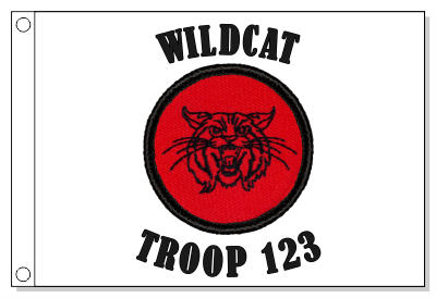 Wildcat - Retro Patrol Flag