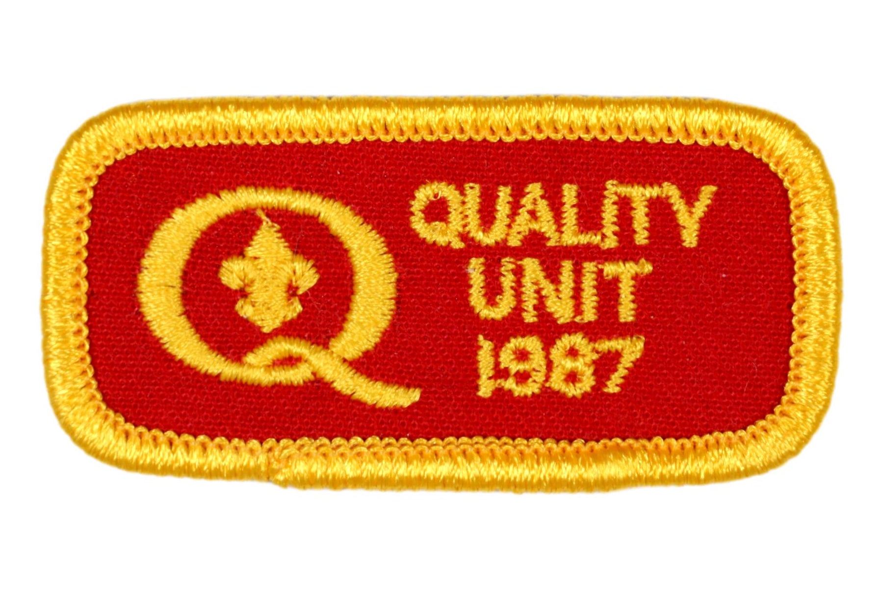 1987 Quality Unit Patch Round Corners