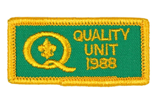 1988 Quality Unit Patch Square Corners