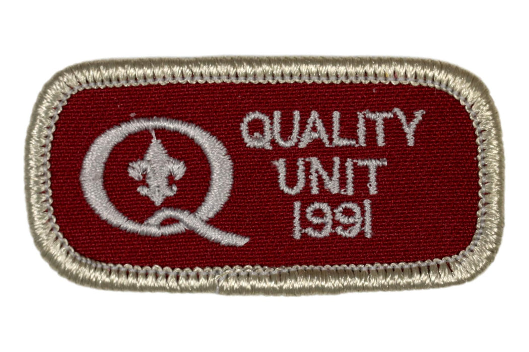 1991 Quality Unit Patch