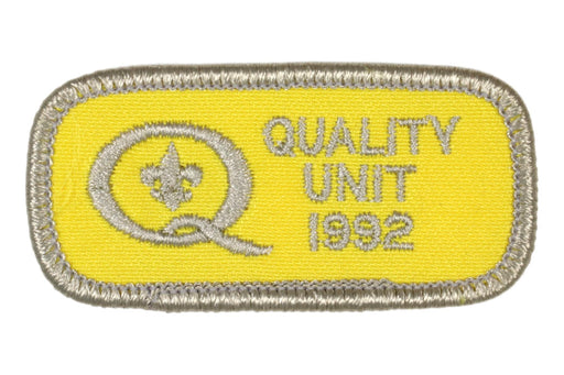 1992 Quality Unit Patch
