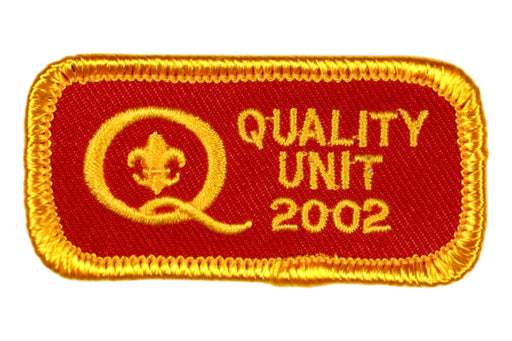 2002 Quality Unit Patch